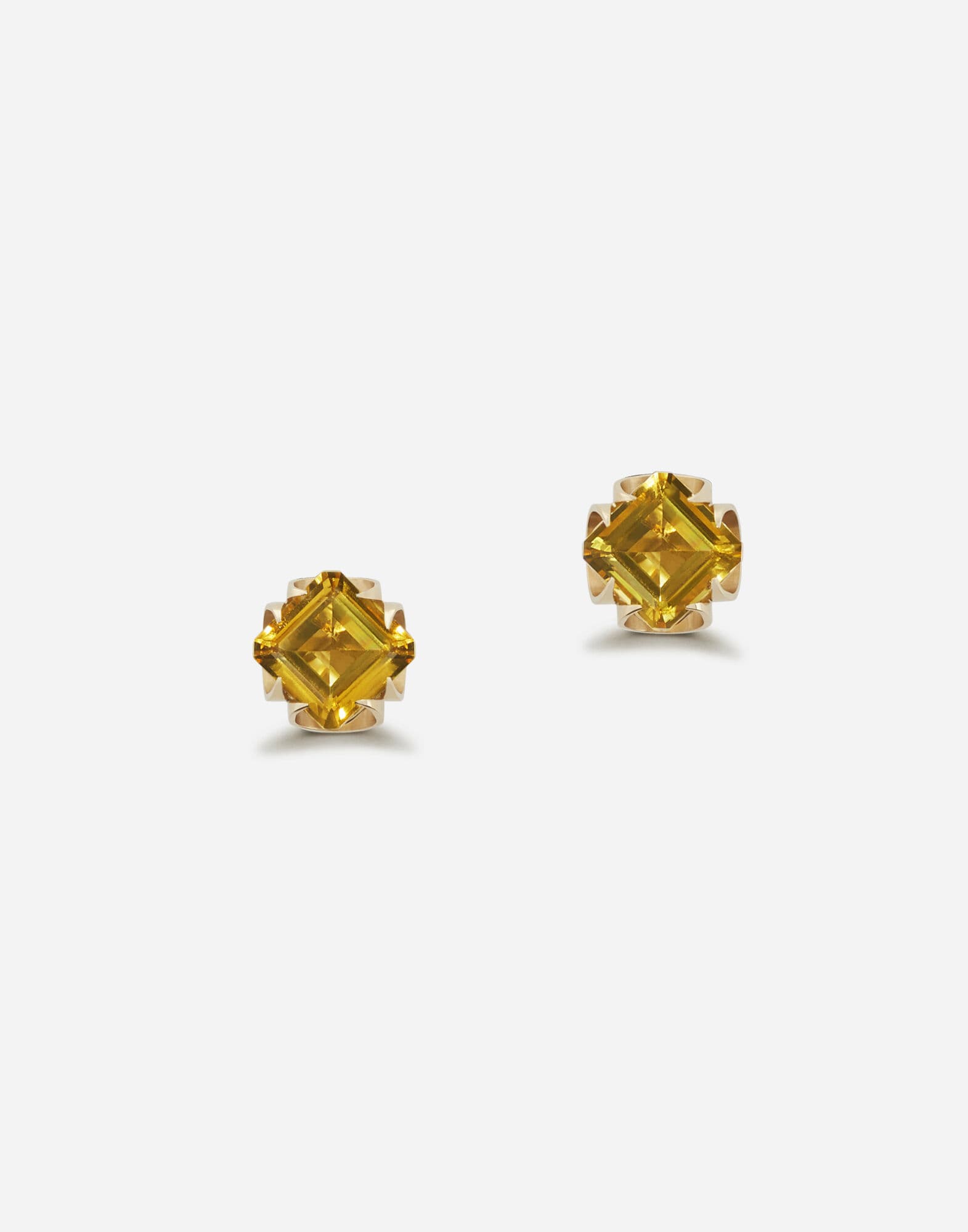 Producto Dolce and Gabbana Gold Earrings with Citrine Quartzes