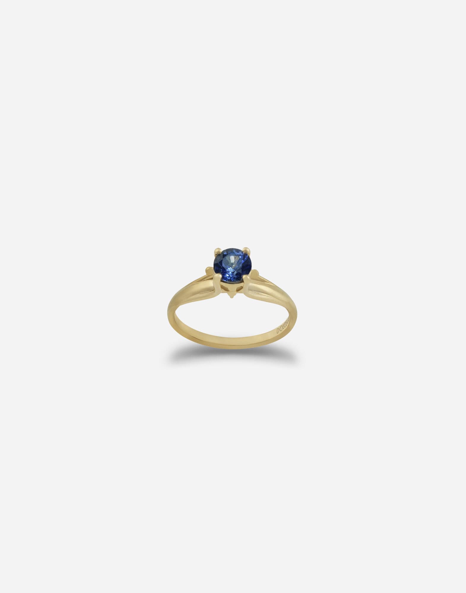 Producto Dolce and Gabbana Heritage Gold Ring with Blue Sapphire