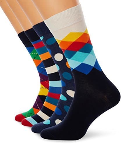 Fashion Happy Socks Mix Gift Box Calcetines, Multicolor