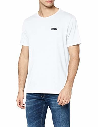 Fashion Tommy Hilfiger Modern Jaspe Camiseta, Blanco