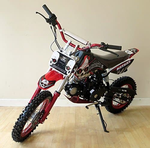 Product Pit Bike 125CC 14/12 SKULL/Dirt Bike con motor de 4 tiempos y