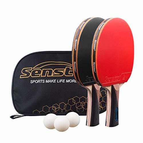 Product Senston Palas Ping Pong, Certificado por la ITTF Pelotas Ping Pong Set,