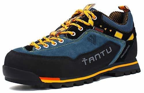 Product Weweya Hombres Botas de Senderismo Zapatos de Trekking resbaladizo Caminar Transpirable Zapatilla