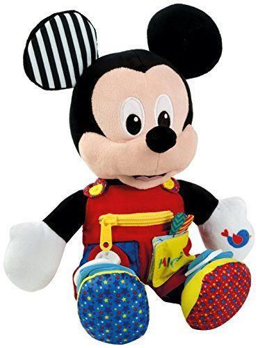 Producto Baby Clementoni- Mickey Peluche Primeros apredizajes37x26 Mouse aprendizajes, Multicolor