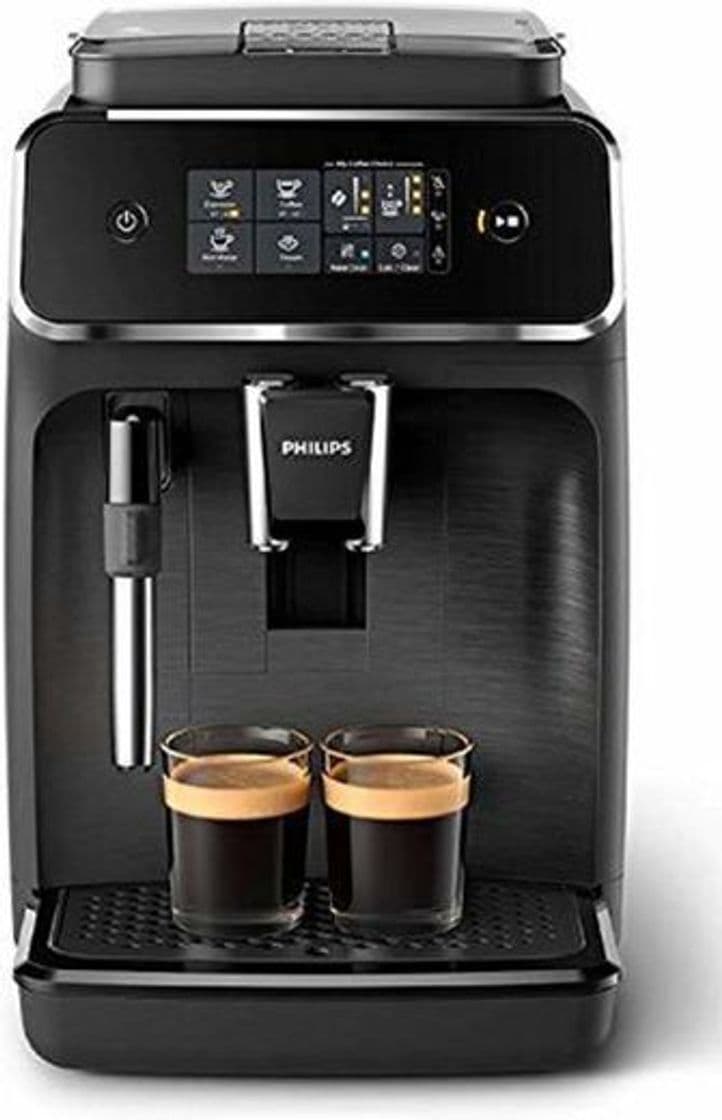 Home Philips Serie 2200 EP2220/10 - Cafetera super automática con espumador de leche