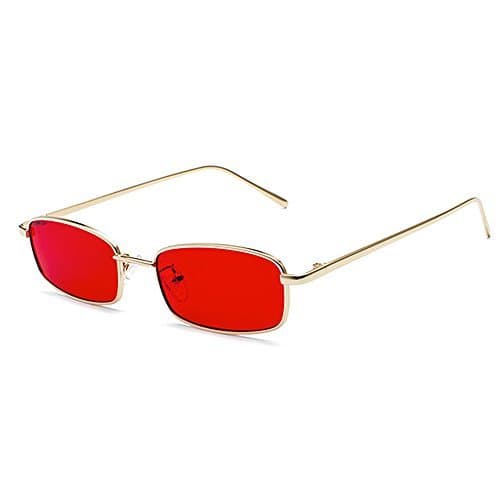 Producto Vintage Sunglasses Women Luxury Brand Designer Sun Glasses Retro Small Red Ladies