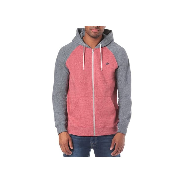 Fitness Quiksilver Everyday Sudadera con Capucha, Hombre, Rojo