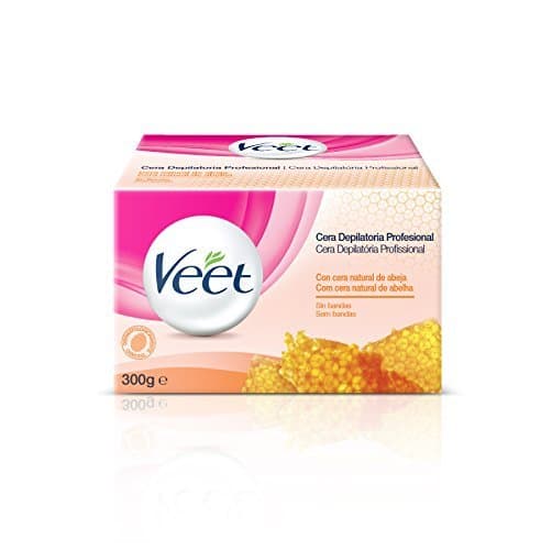 Beauty Veet Tarro Cera Depilatoria Tibia de Resultados Profesional sin Bandas con Cera