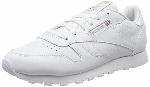 Moda Reebok CL LTHR 2232 - Zapatillas de deporte de cuero para mujer