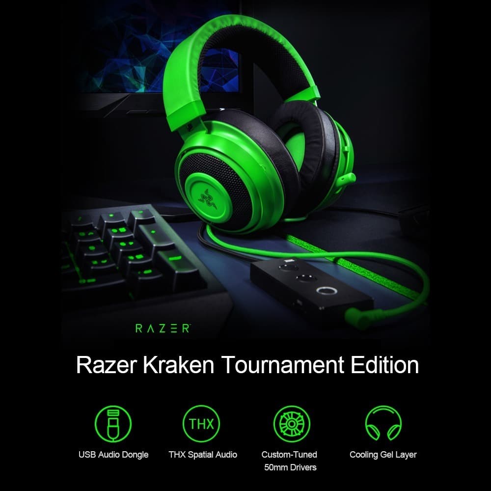 Electronic Razer Kraken Tournament Edition - Auriculares para juegos