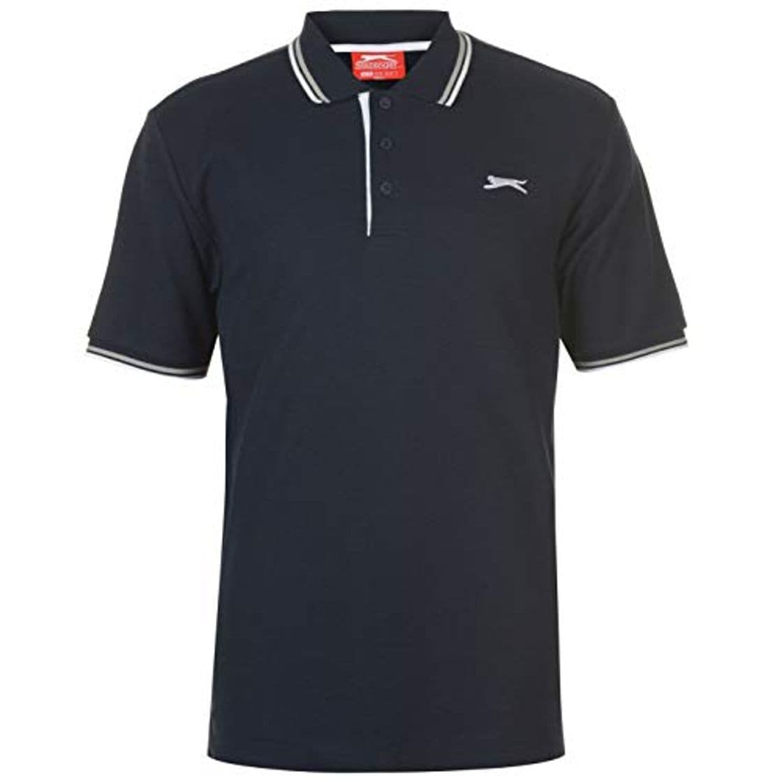 Fashion Slazenger Men's Striped Short Sleeve Polo Shirt