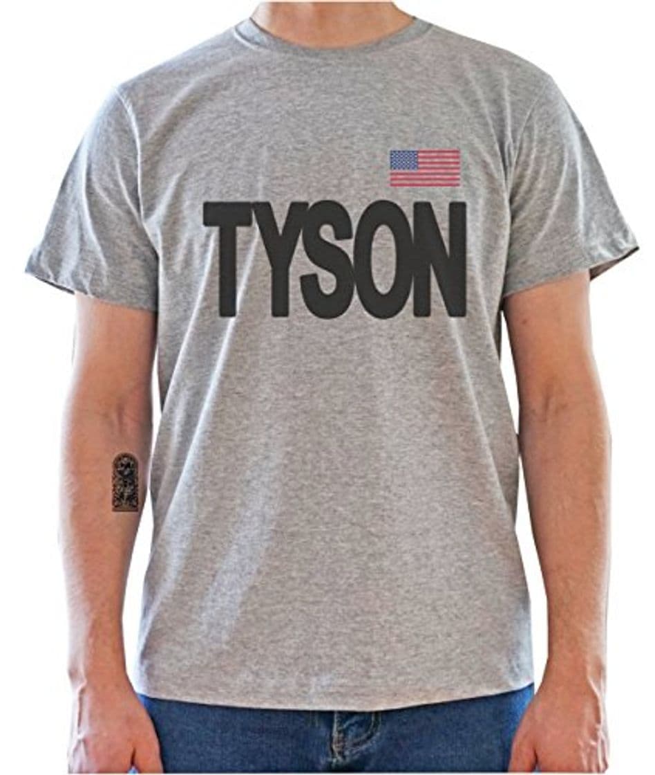 Product DreamGirl Mike Tyson Graphics with USA Flag Mens T