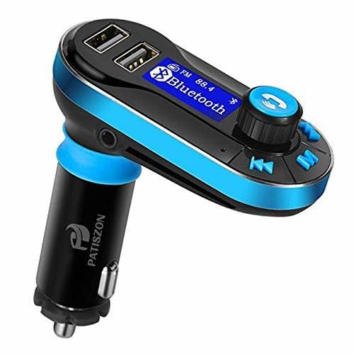 Electrónica Transmisor FM Bluetooth para Coche Manos Libres Cargador USB Adaptador de Radio