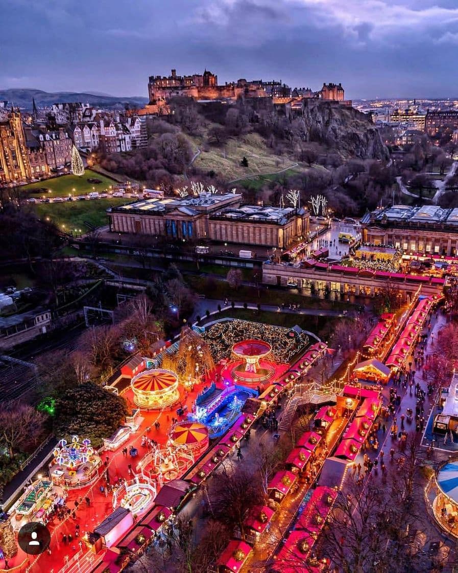 Lugar Edinburgh Christmas Market 2019