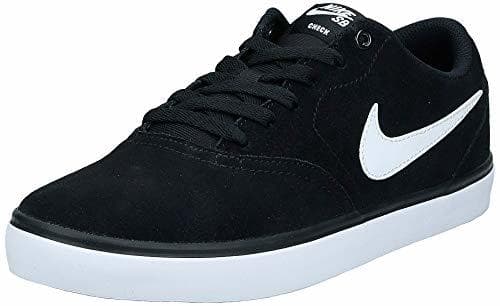 Fashion Nike SB Check Solar Cnvs, Zapatillas de Deporte para Hombre, Negro