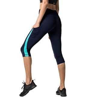 Place LAPASA Mallas Deportivas 3/4 Capris de Mujer