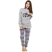 Fashion Pijama de pijamas cómodos pijamas Snuggle pijamas cálidos pijama Twosie Set