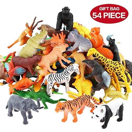 Producto Conjunto de Juguetes Animales de Mini Selva de 54 Piezas