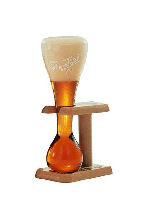 Producto Pauwel Kwak belga Cerveza Cristal con soporte de madera 0