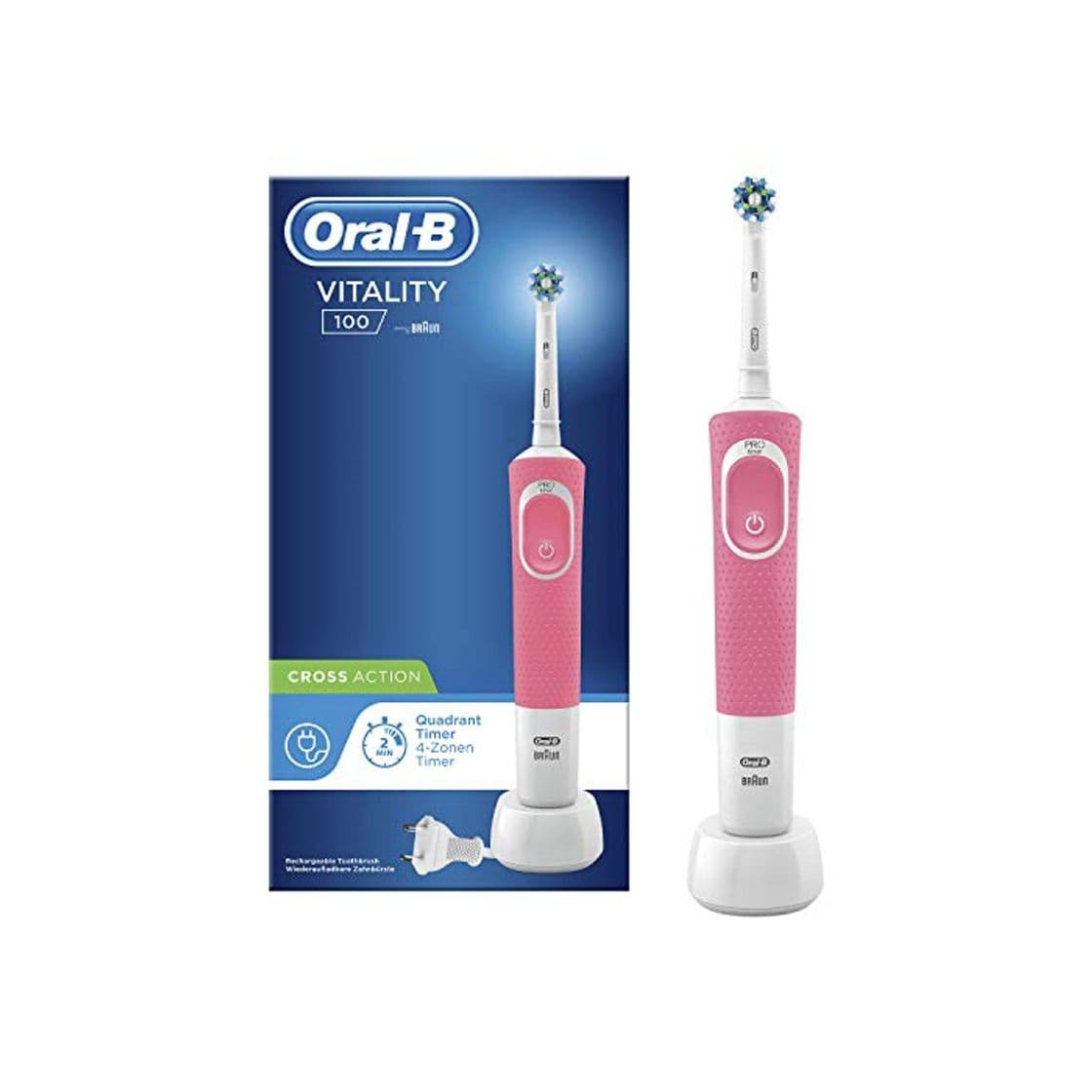 Beauty Oral-B Vitality 100 Rosa Crossaction Eléctrico