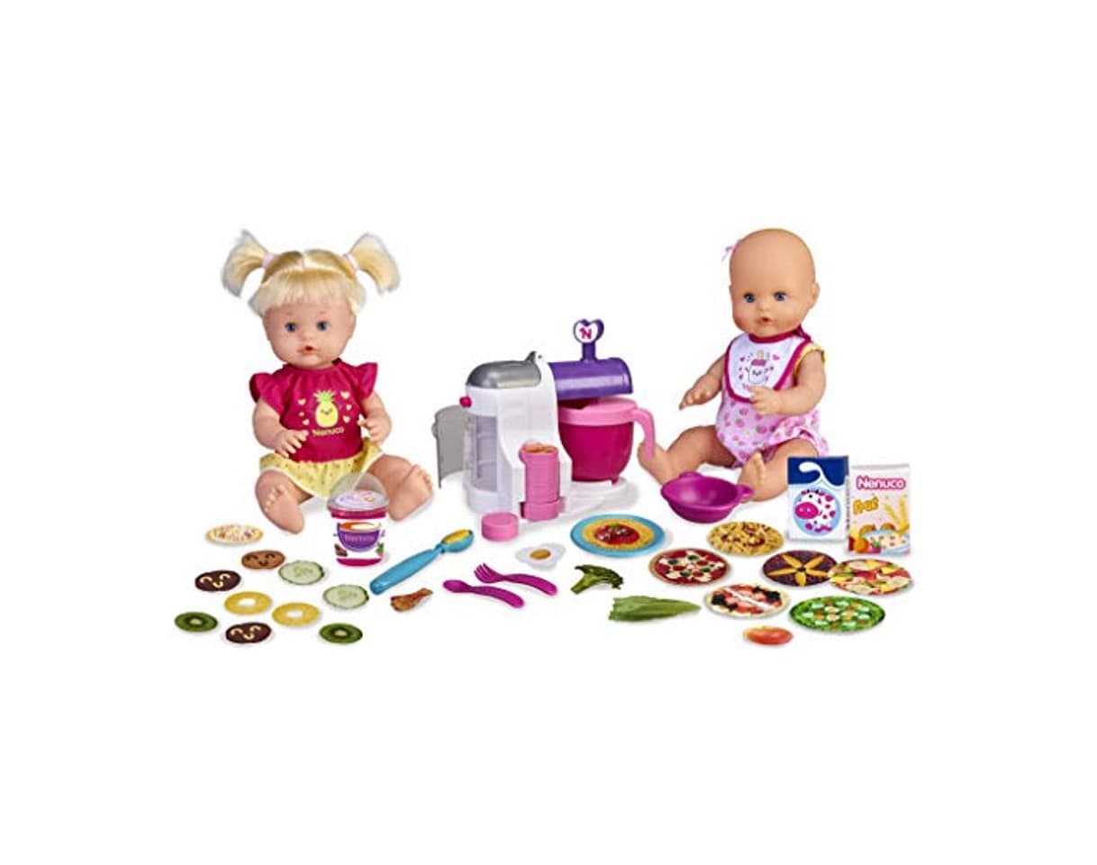 Producto Nenuco - Hermanitas Traviesas en la Cocina, 2 Muñecas Bebés Comiditas, Multicolor,