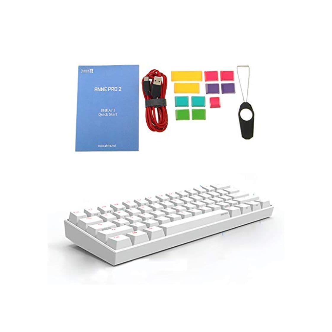 Producto Brucelin Anne Pro 2 60% NKRO Bluetooth 4.0 Type-C RGB 61 teclas