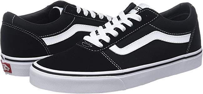 Moda Vans Ward Canvas, Zapatillas Hombre, Negro