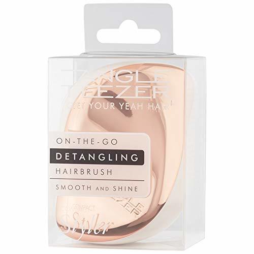 Belleza Tangle Teezer - Cepillo desenredar Compact Styler Rose Gold Cream