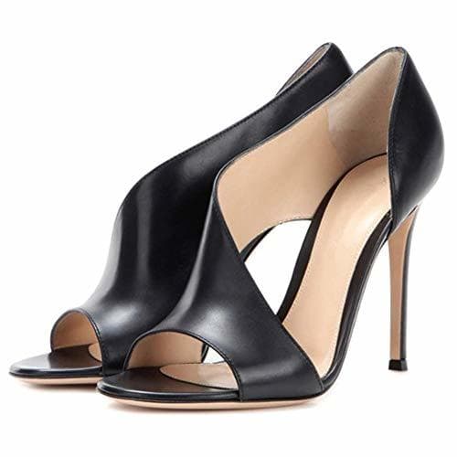 Producto Syfinee Women Sandals Summer High Heels Peep Toe PU Women Shoes for