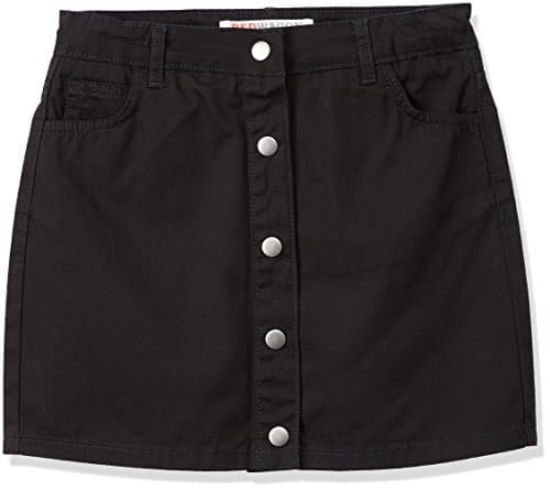 Lugar RED WAGON Black Twill Skirt Falda para Niñas, Negro