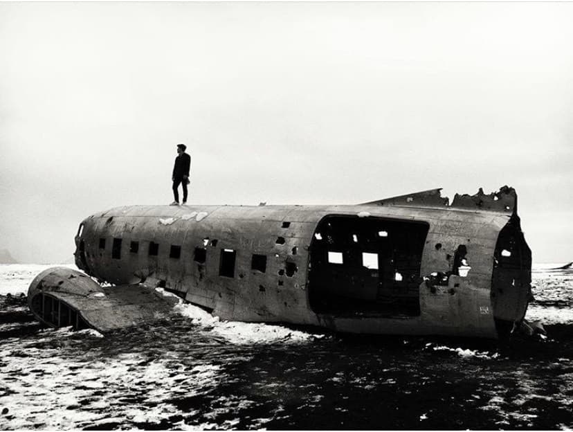 Place Path to Wrecked DC-3 Plane on Sólheimasandur