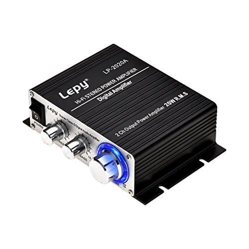 Lugar ONEU 2x20W 12V Mini Amplificador Audio, Tono/Directa Conmutación Hi-Fi Estéreo Super Bass