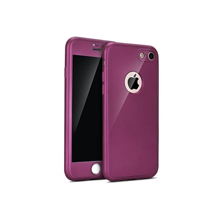 Electrónica Funda para iPhone 7,iPhone 8 Carcasa Funda Caso 360 Grados Full Body