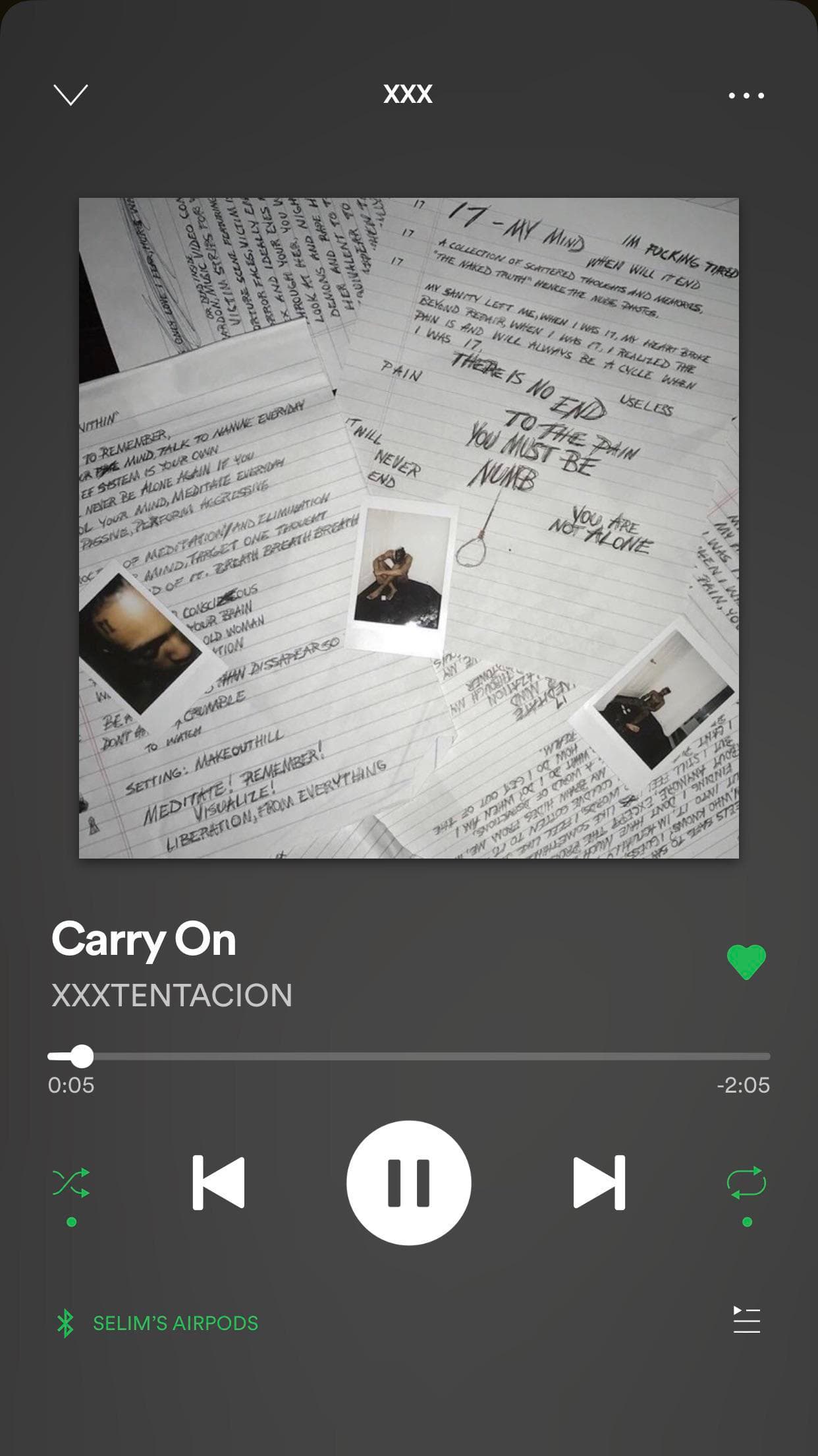 Canción Carry On