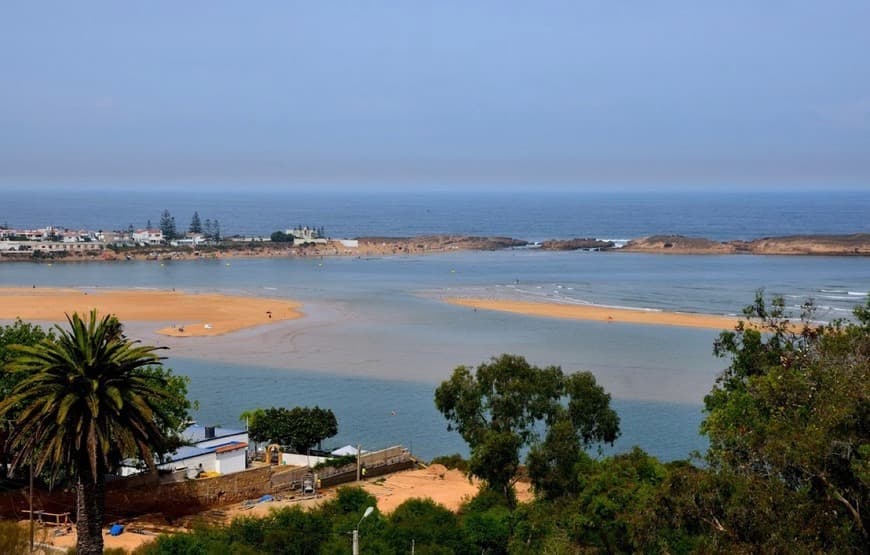 Moda El Oualidia Plage, Oualidia, Morocco - Tidal pools at Oualidia beach.