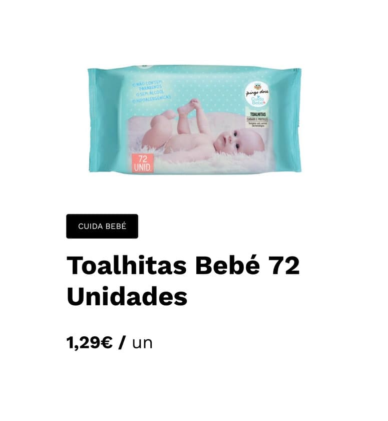 Product Toalhitas bebé