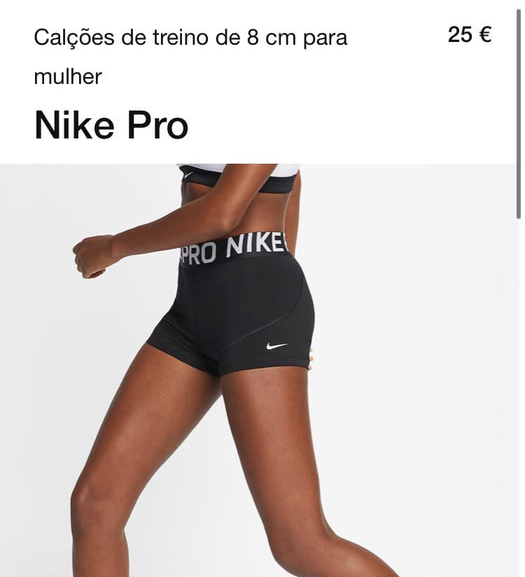 Fashion Calções de treino 