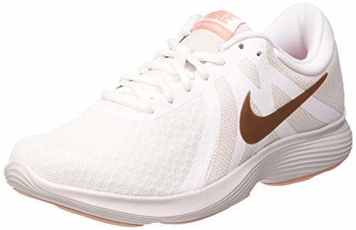 Fashion Nike Women's Revolution 4 Running Shoe, Zapatillas de Trail Mujer, Blanco