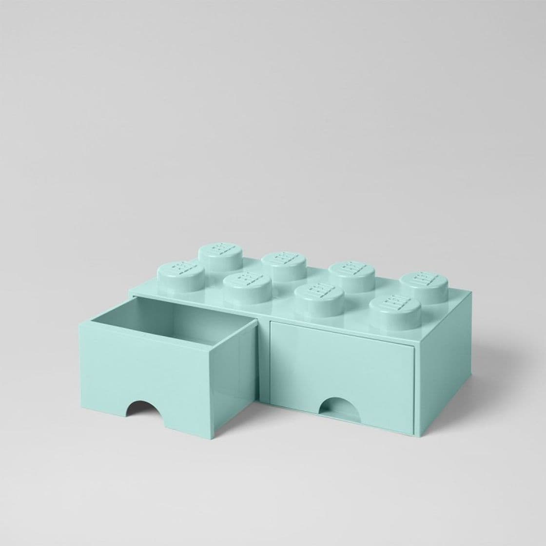 Product Caixa Lego verde água com duas gavetas Home Sweet Kids