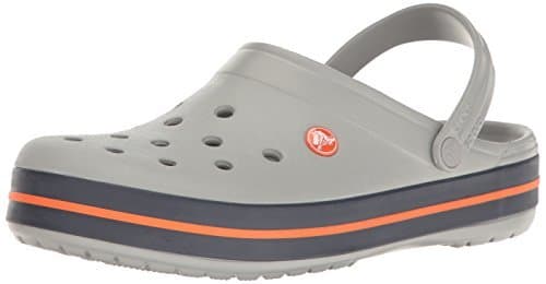 Moda Crocs Crocband U, Zuecos Unisex Adulto, Gris