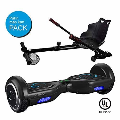 Fitness SmartGyro X2 UL v.3.0 Black Pack más Go Kart - Patinete Eléctrico