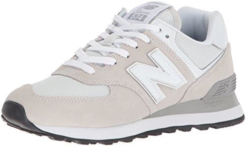 Moda New Balance WL574EB, Zapatillas Mujer, Blanco