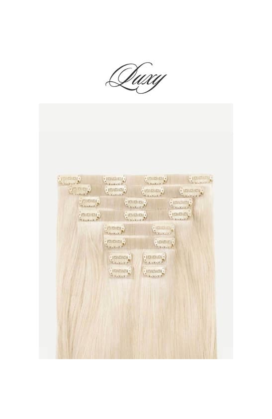 Producto Seamless Platinum Blonde Luxy Hair Exrensions