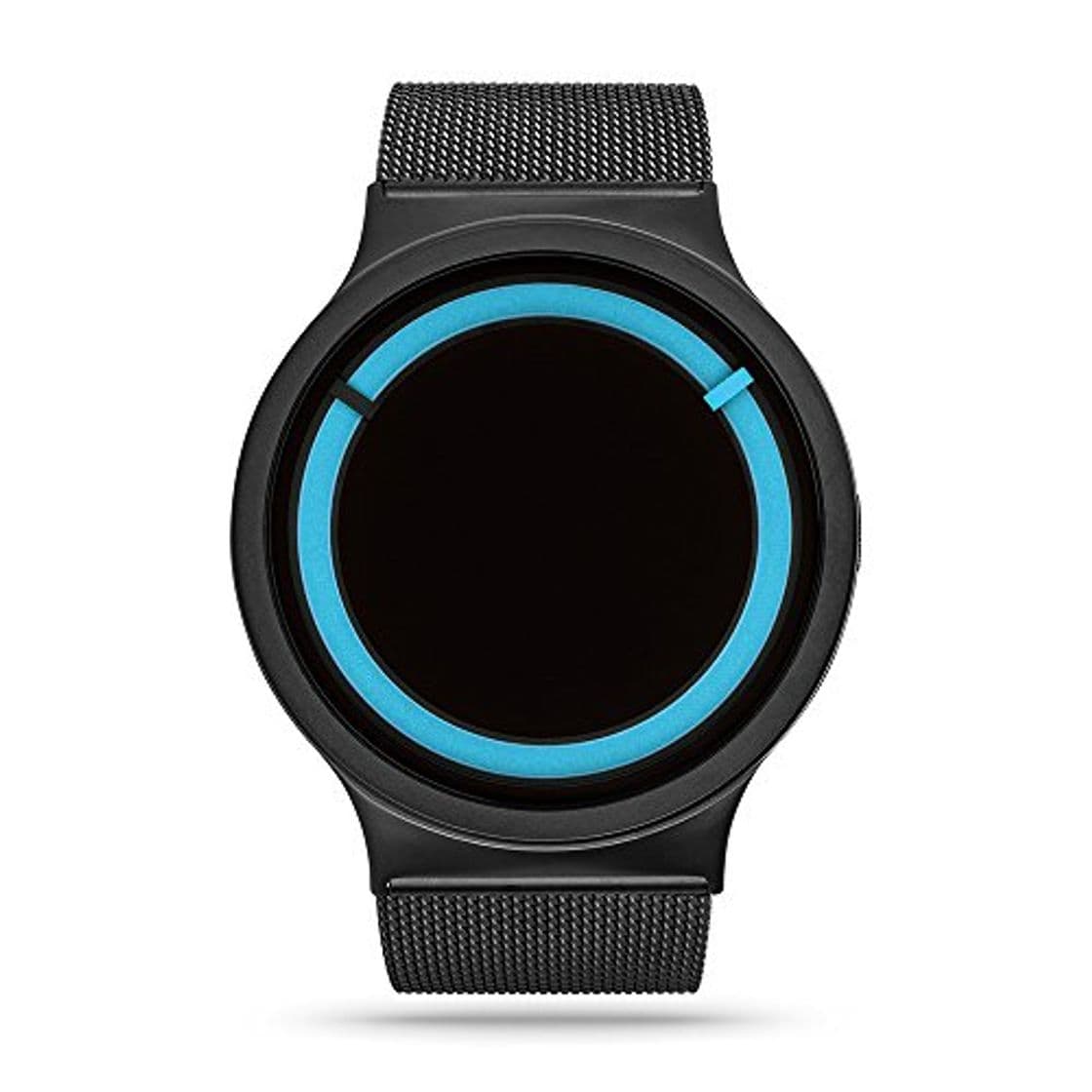 Product ZIIIRO Eclipse acero unisex relojes negro océano