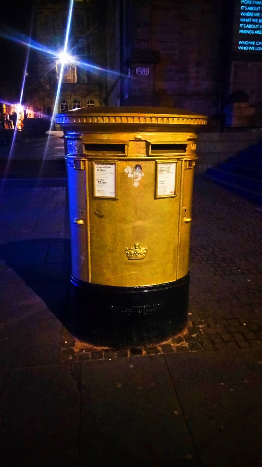 Place Chris Hoy, Gold Post Box