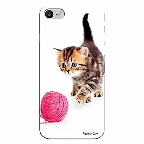 Place MakeUCase Carcasa Funda Personalizada Apple iPhone 7 Gatinho