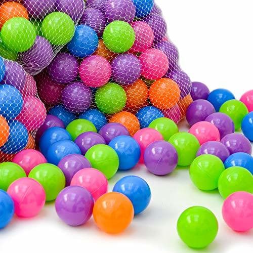 Lugar LittleTom 100 Pelotas de Color Ø 6 cm para llenar Piscinas de