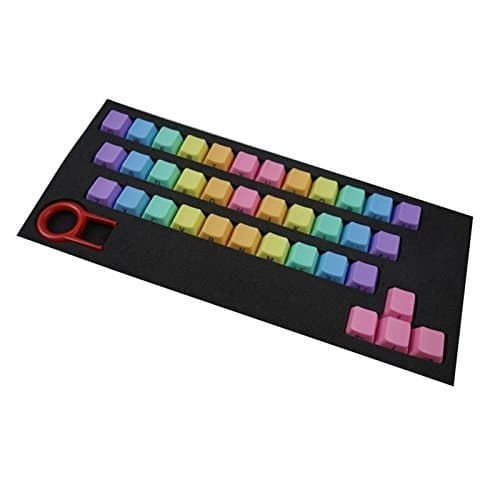 Electrónica Feicuan 37 Keys Cap Cover Case ABS Colorful Replacement Keycap Universal para