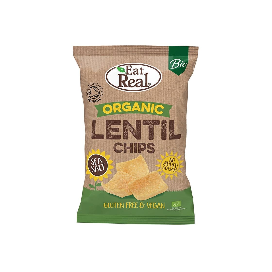 Producto Sea Salt Organic Lentil Chips