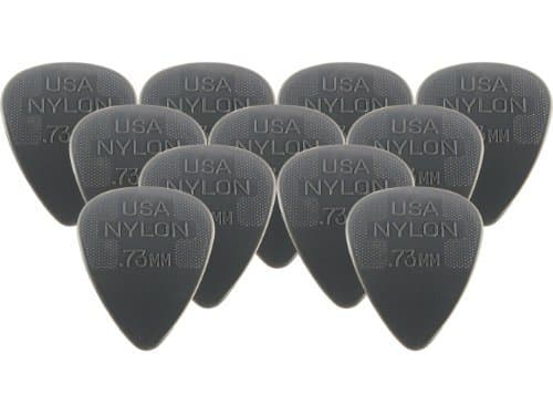 Lugar Dunlop nailon Púas para guitarra de tamaños